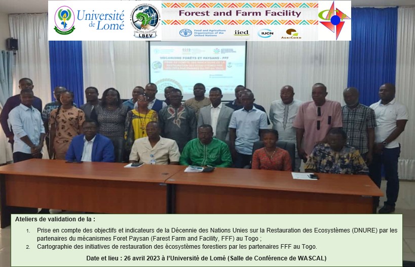 Mécanisme Forêt et Paysan (FFF) apprécie ses efforts en matière de restaurations et de conservations des paysages forestiers dégradés au Togo